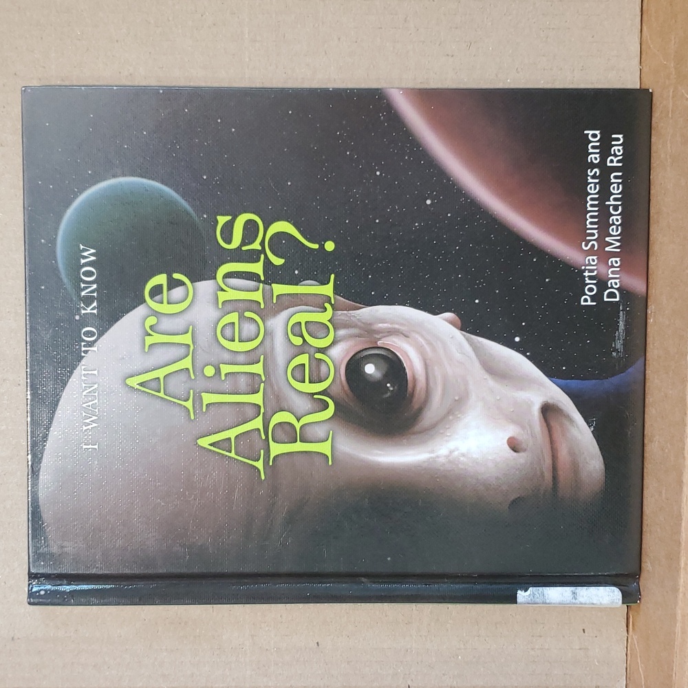2/$8 👽 Are Aliens Real? Portia Summers, Dana Meachen Rau hardcover book